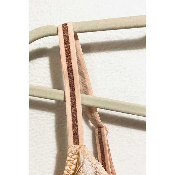 PrimaDonna Twist Bra Womens 32H Pearly Pink Avellino Zebra Print Crochet Trim - Picture 4 of 7